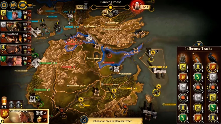 Скриншот A Game of Thrones: The Board Game — 1