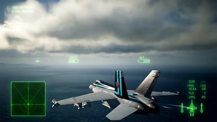 Скриншот ACE COMBAT 7: SKIES UNKNOWN - TOP GUN: Maverick Aircraft Set DLC — 5