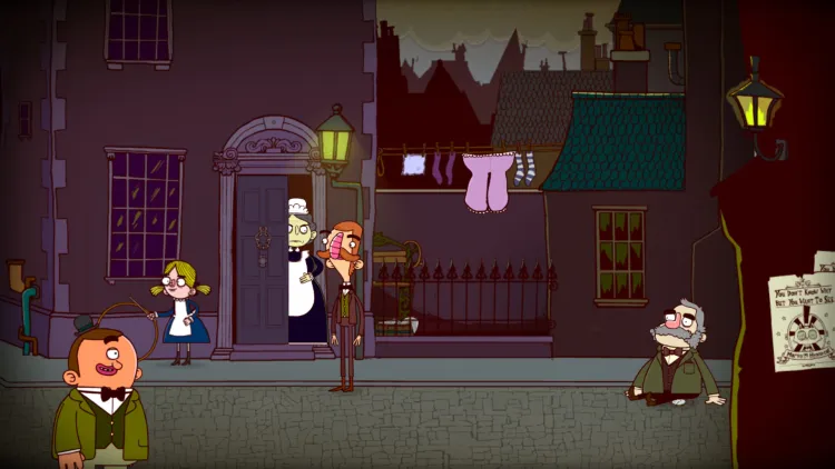 Скриншот Adventures of Bertram Fiddle 1: A Dreadly Business — 2