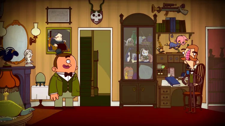 Скриншот Adventures of Bertram Fiddle 1: A Dreadly Business — 3