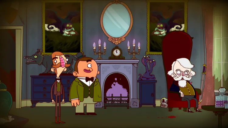 Скриншот Adventures of Bertram Fiddle 1: A Dreadly Business — 5