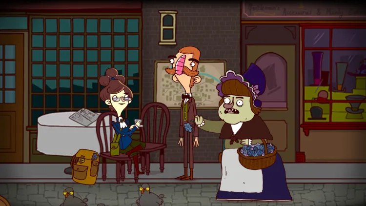 Скриншот Adventures of Bertram Fiddle 2: A Bleaker Predicklement — 2