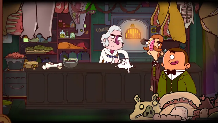 Скриншот Adventures of Bertram Fiddle 2: A Bleaker Predicklement — 8