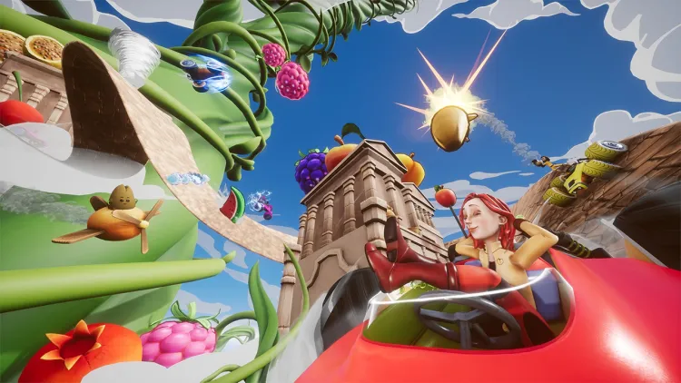 Скриншот All-Star Fruit Racing (Nintendo Switch - Цифровая версия) (EU) — 3