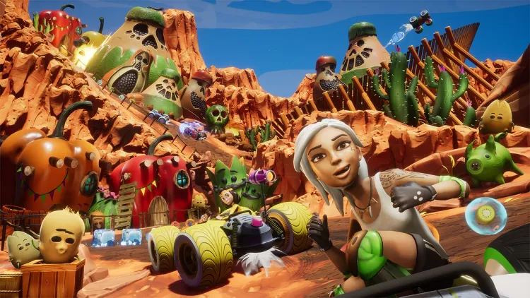 Скриншот All-Star Fruit Racing (Nintendo Switch - Цифровая версия) (EU) — 4
