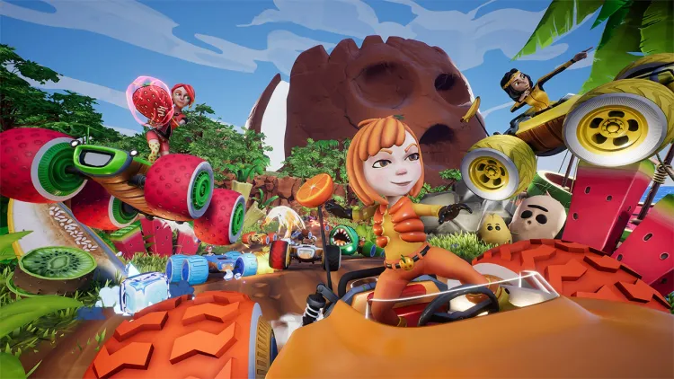 Скриншот All-Star Fruit Racing (Nintendo Switch - Цифровая версия) (EU) — 6