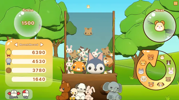 Скриншот Animal Water Pang! — 2