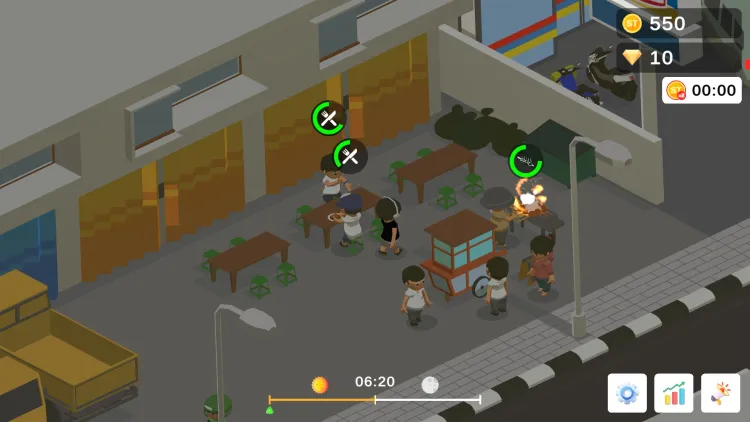 Скриншот Asian Food Cart Tycoon — 1
