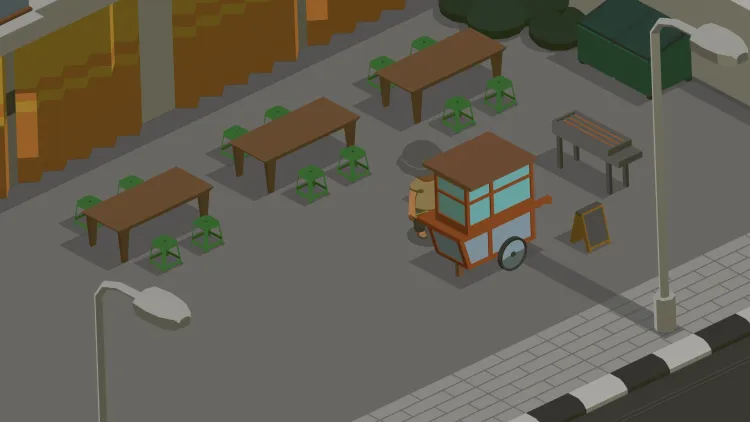 Скриншот Asian Food Cart Tycoon — 5