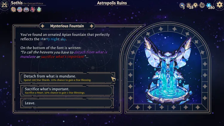 Скриншот Astrea: Six-Sided Oracles — 1