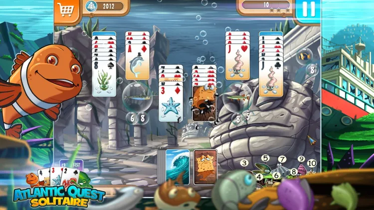 Скриншот Atlantic Quest Solitaire — 2