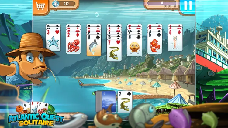 Скриншот Atlantic Quest Solitaire — 3