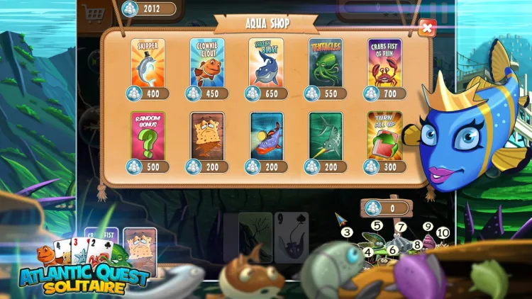 Скриншот Atlantic Quest Solitaire — 4