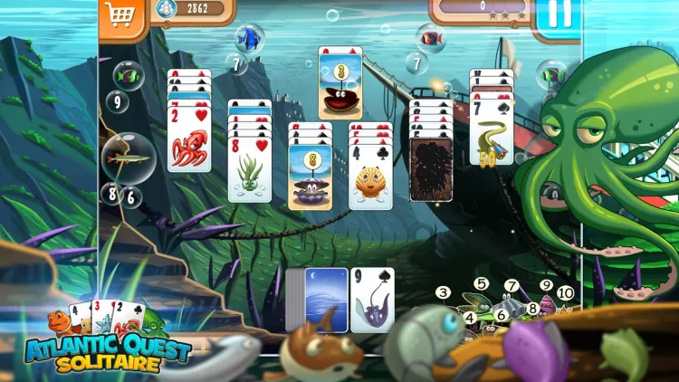 Скриншот Atlantic Quest Solitaire — 5