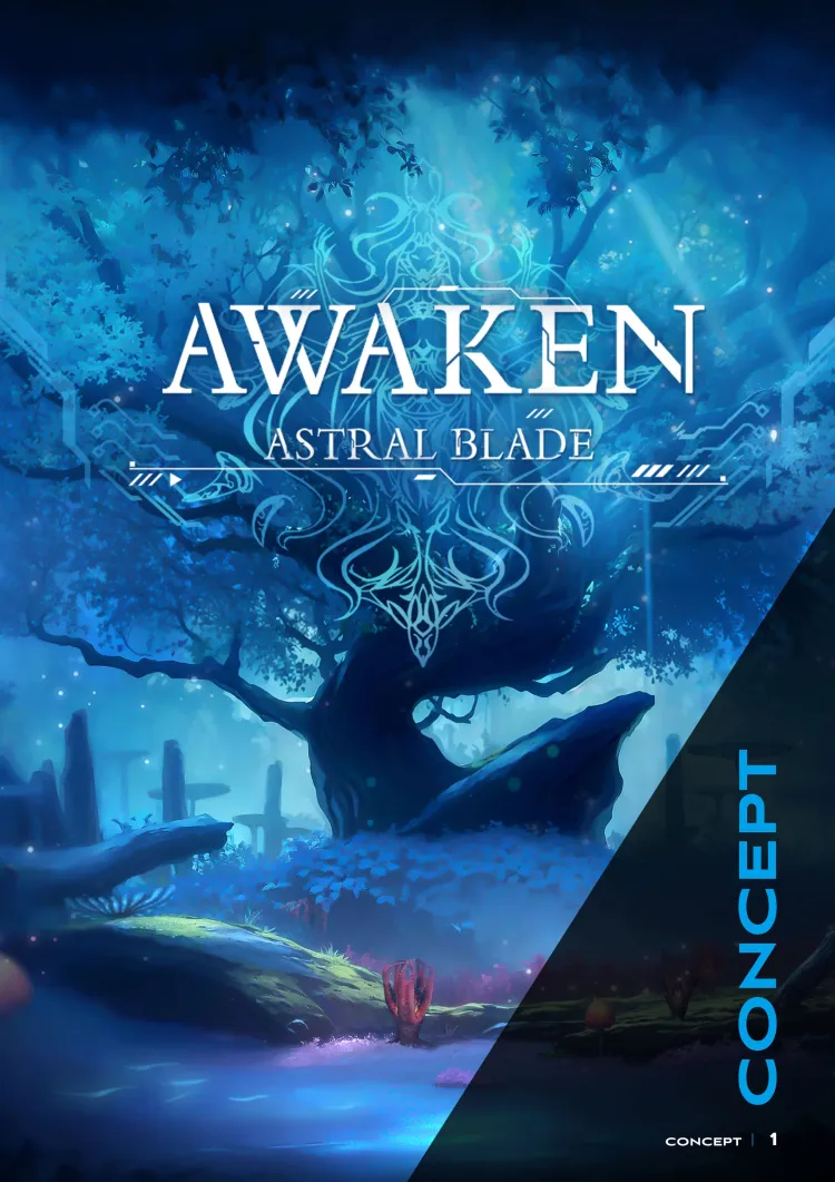 Скриншот AWAKEN – Astral Blade Digital Artbook — 1