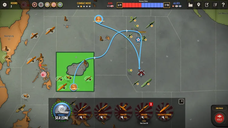 Скриншот Axis & Allies 1942 Online — 9