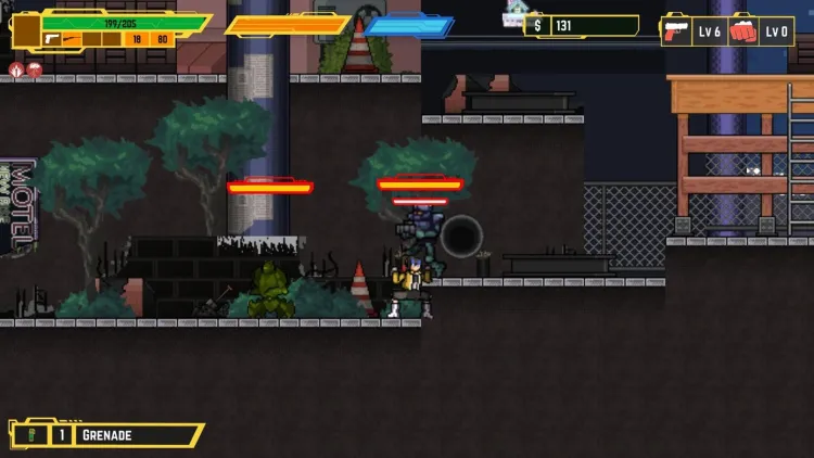 Скриншот Bail Force: Cyberpunk Bounty Hunters — 2