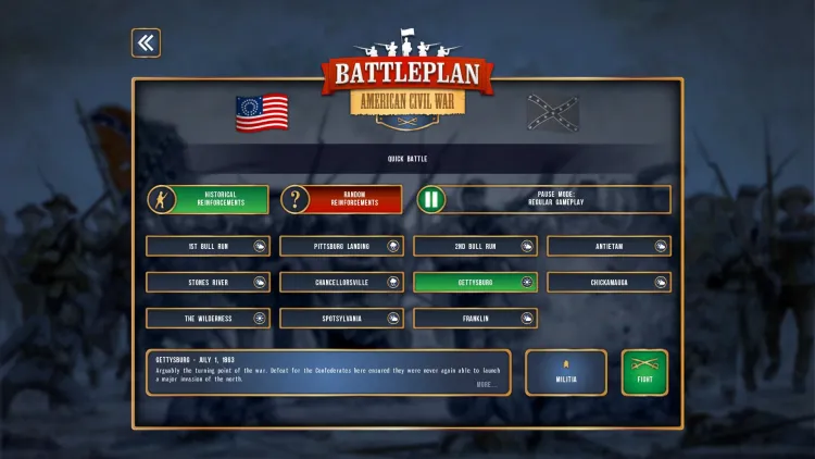 Скриншот Battleplan : American Civil War — 4