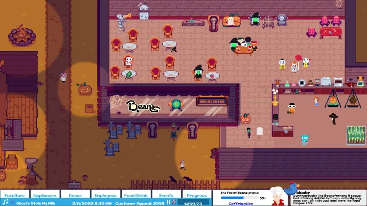 Скриншот Beans: The Coffee Shop Simulator — 1