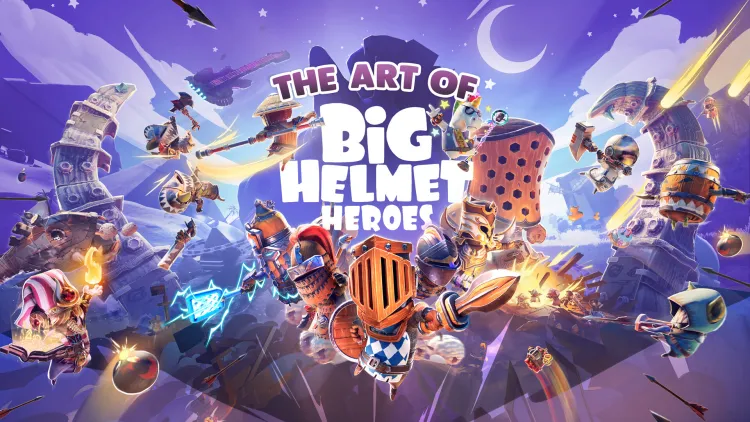 Скриншот Big Helmet Heroes - Artbook DLC — 1