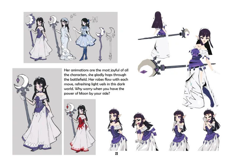 Скриншот Blade Prince Academy - Digital Artbook — 3
