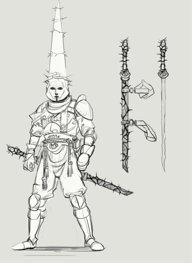 Скриншот Blasphemous - Digital Artbook DLC — 1