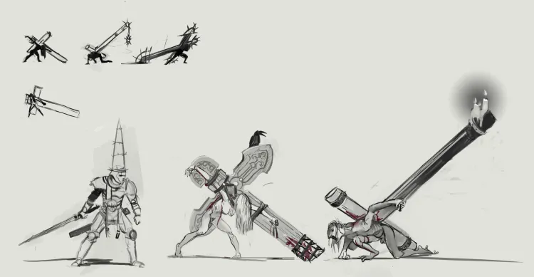 Скриншот Blasphemous - Digital Artbook DLC — 2
