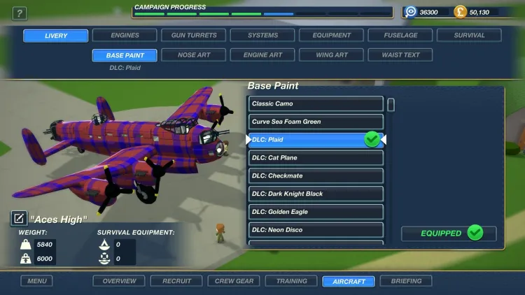 Скриншот Bomber Crew Skin Pack DLC — 4