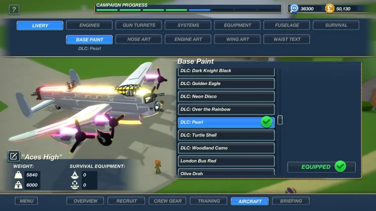 Скриншот Bomber Crew Skin Pack DLC — 5