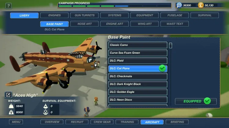 Скриншот Bomber Crew Skin Pack DLC — 6