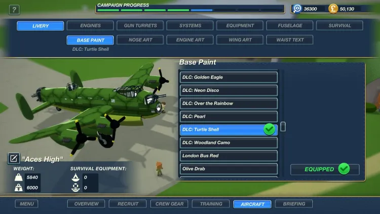 Скриншот Bomber Crew Skin Pack DLC — 9