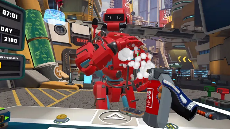 Скриншот Border Bots VR — 8