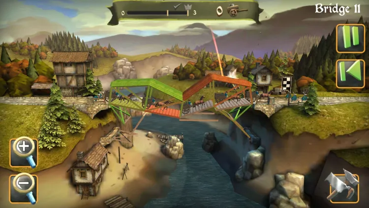 Скриншот Bridge Constructor Medieval — 5
