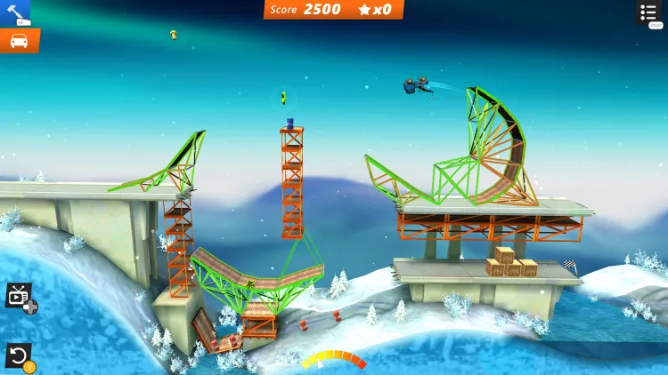Скриншот Bridge Constructor Stunts — 1