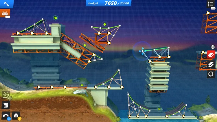 Скриншот Bridge Constructor Stunts — 4