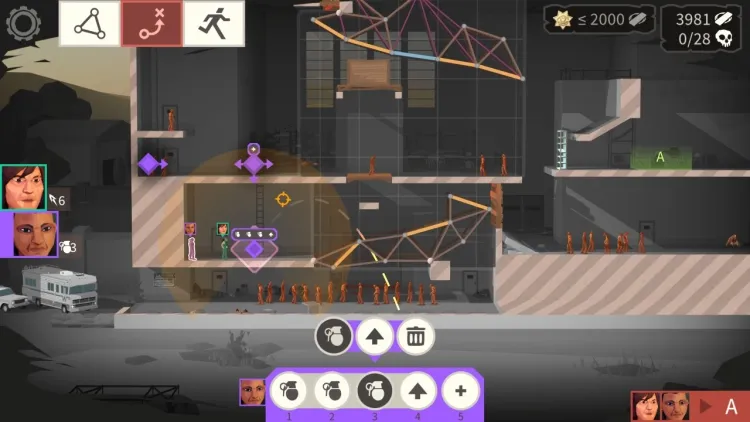 Скриншот Bridge Constructor: The Walking Dead — 3