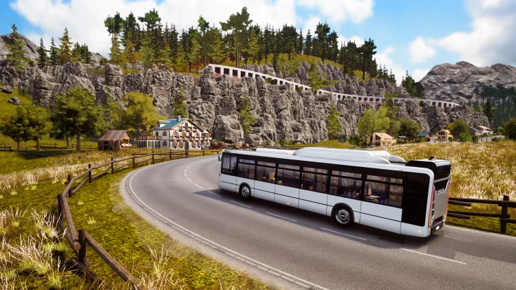 Скриншот Bus Simulator 18 - Official map extension (Версия для СНГ [ Кроме РФ и РБ ]) DLC — 6