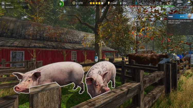Скриншот Cafe Owner Simulator - Farm DLC — 1