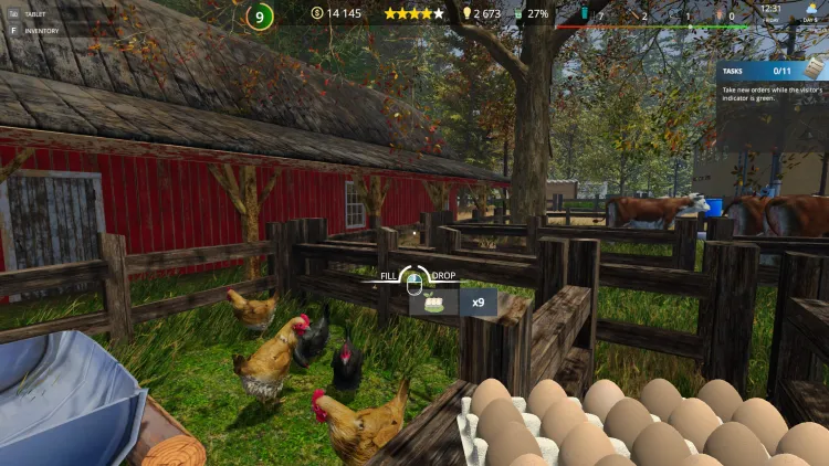 Скриншот Cafe Owner Simulator - Farm DLC — 7