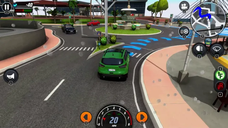 Скриншот Car Driving School Simulator — 6