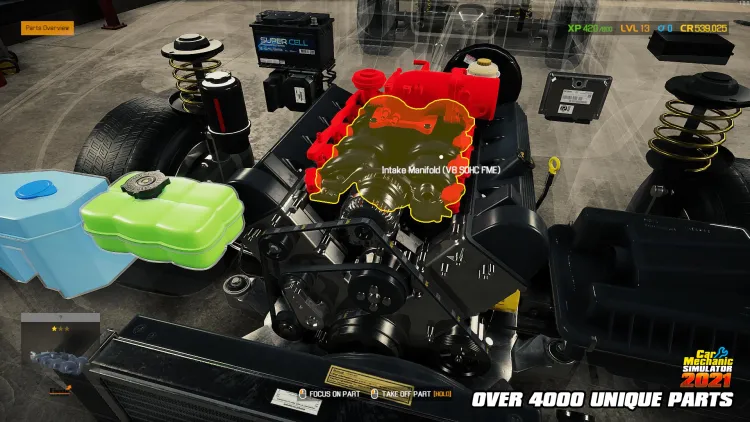 Скриншот Car Mechanic Simulator 2021 — 1