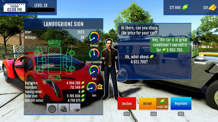 Скриншот Car Sales Simulator — 2