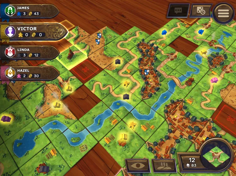 Скриншот Carcassonne - The River DLC — 3