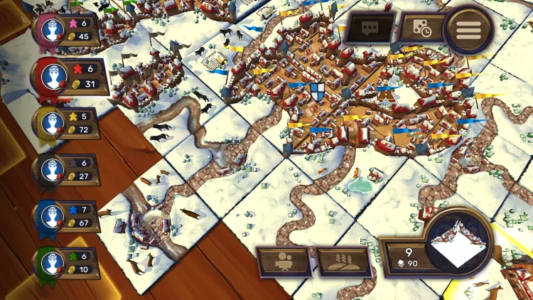 Скриншот Carcassonne - Winter and Gingerbread Man DLC — 2