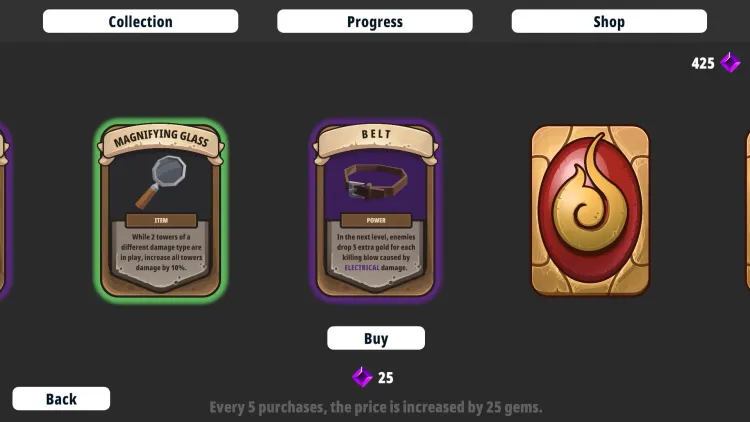 Скриншот Cards and Towers — 5