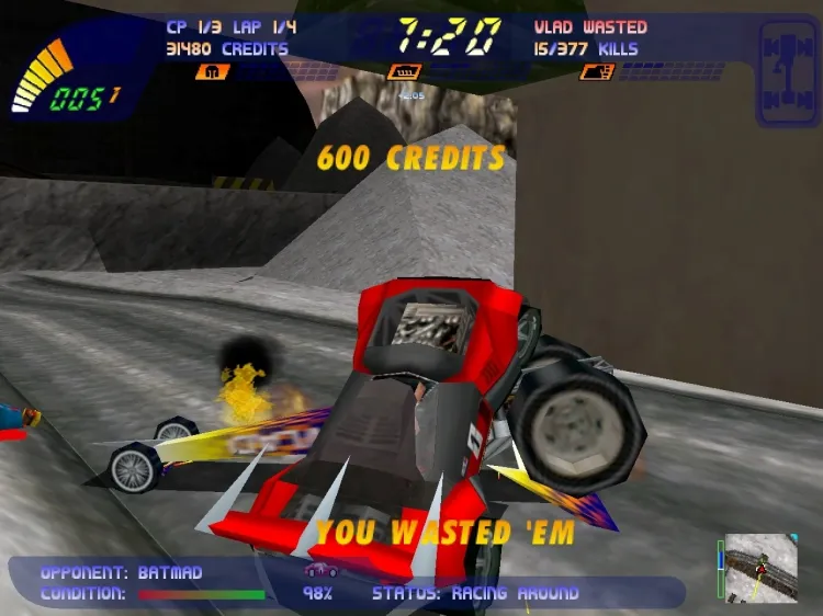 Скриншот Carmageddon 2: Carpocalypse Now — 1