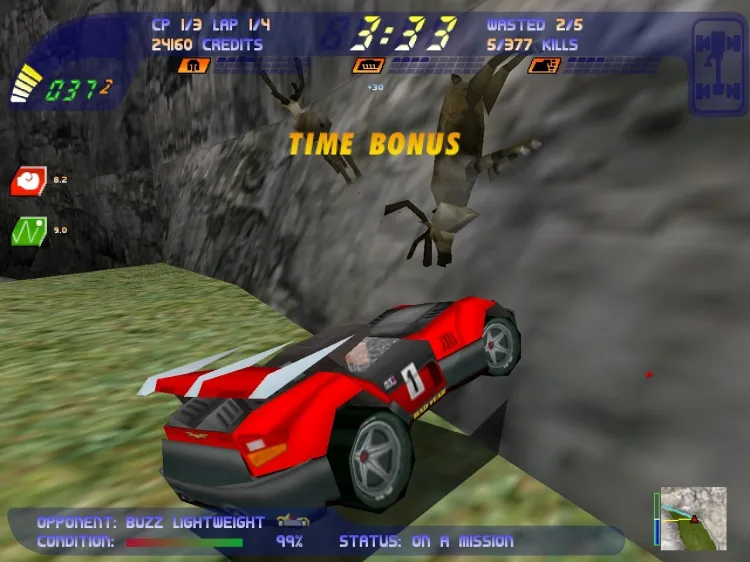Скриншот Carmageddon 2: Carpocalypse Now — 3
