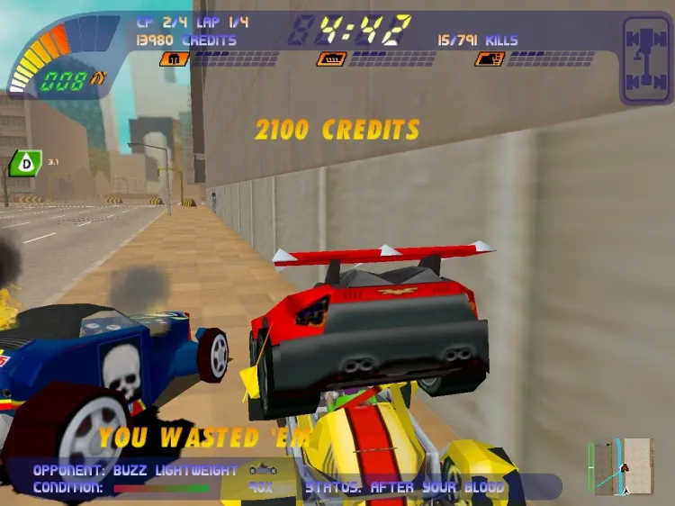 Скриншот Carmageddon 2: Carpocalypse Now — 5