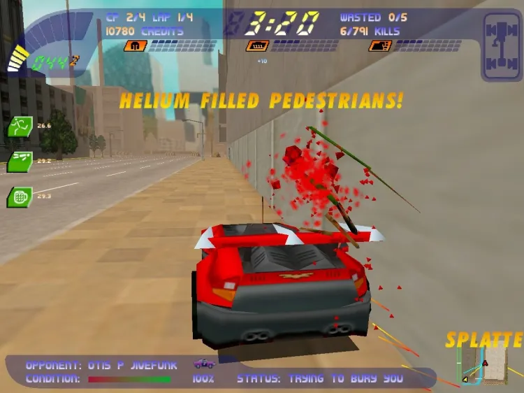 Скриншот Carmageddon 2: Carpocalypse Now — 7