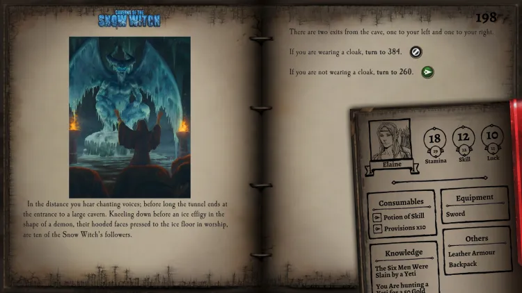 Скриншот Caverns of the Snow Witch (Fighting Fantasy Classics) DLC — 2